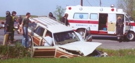 Ambulance At Crash